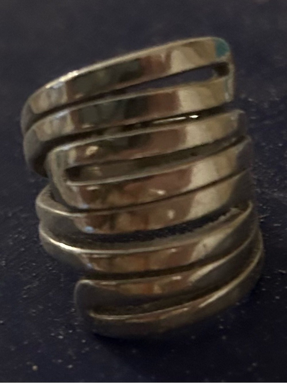 Sterling Silver Maze ring from Silpada in size 6
